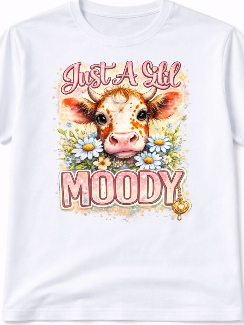 Moody Western Bull Skull Graphic T Shirt Trendy Boutique Style Tee Womens Tops